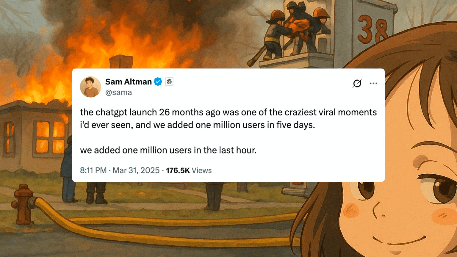 Em meio à trend do studio ghibli, chatgpt ganha 1 milhão de usuários em 1 hora