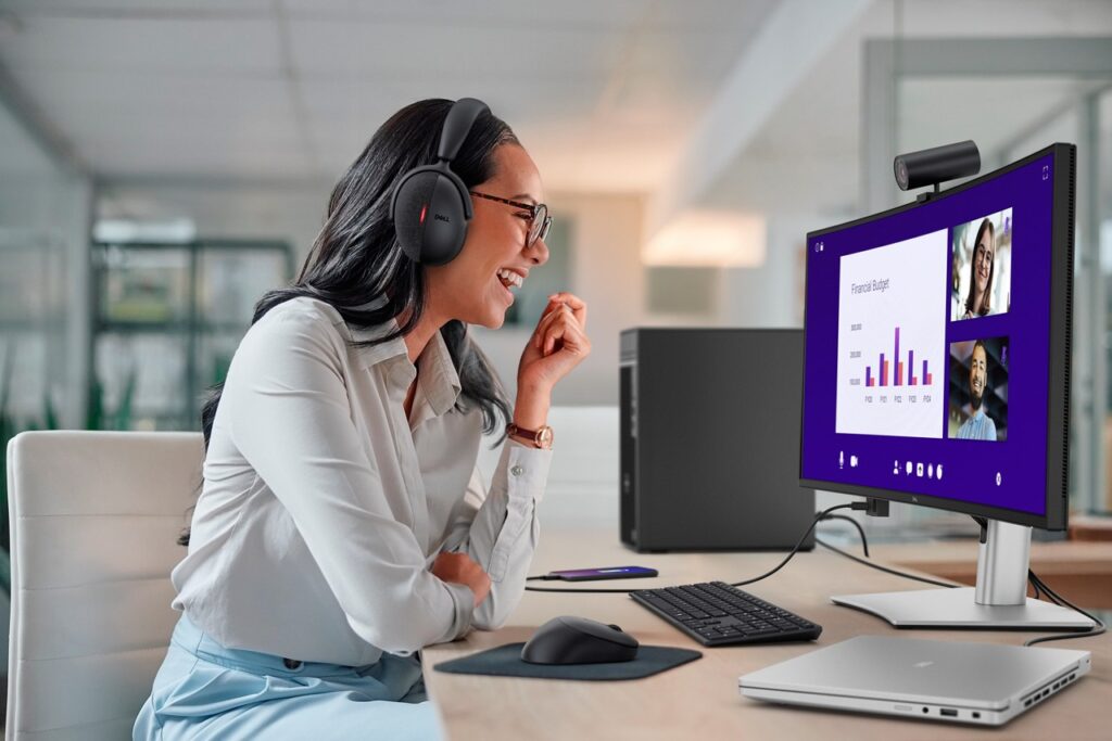 Dell تطلق شاشات بدقة AI وWQHD و4K تصل إلى 75 بوصة شاشة Dell Pro 34 Plus WQHD USB-C Hub (P3425WE)