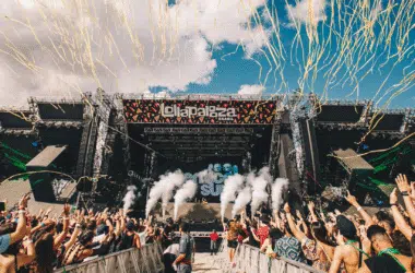 Palco do lollapalooza 2025