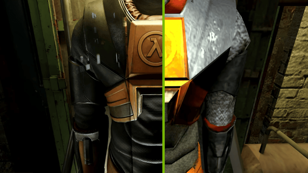 Nvidia lança rtx remix, plataforma de ia para remasterizar jogos antigos Antes e depois da plataforma rtx remix da nvidia