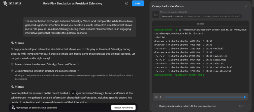 Manus AI: החברה הסינית משיקה את סוכן הבינה המלאכותית האוטונומית הראשונה בעולם Manus AI: החברה הסינית משיקה את סוכן הבינה המלאכותית האוטונומית הראשונה בעולם. בניגוד לעוזרי AI מסורתיים, המספקים רק תשובות או הצעות, manus מסוגל לבצע משימות מורכבות ללא התערבות אנושית. ראה מה זה יכול לעשות בשבילך