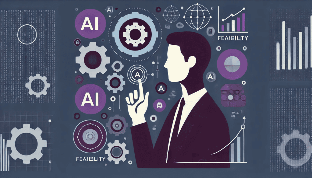 כיצד להשתמש ב-Gemini Deep Research כדי לבצע מחקר ולעבוד עבורך (בחינם) איור של אדם המנתח אלמנטים טכנולוגיים עתידניים, כגון גלגלי שיניים, אייקוני בינה מלאכותית וגרפים, ומעריך את היתכנותם.