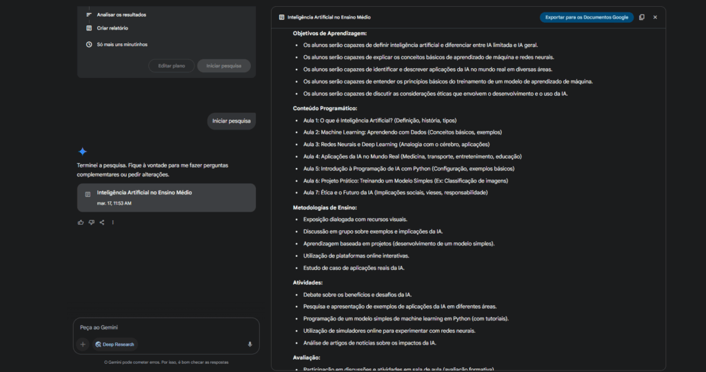 כיצד להשתמש ב-Gemini Deep Research כדי לבצע מחקר ולעבוד עבורך (בחינם) תגובת מזל תאומים עוזרת בתוכנית לימודים