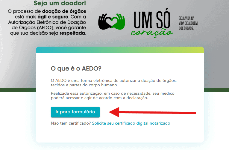 כיצד להשתמש ב-e-notary, משרד הנוטריון המקוון, ולקבל את התעודה הדיגיטלית שלך בחינם טופס לבקשת aedo