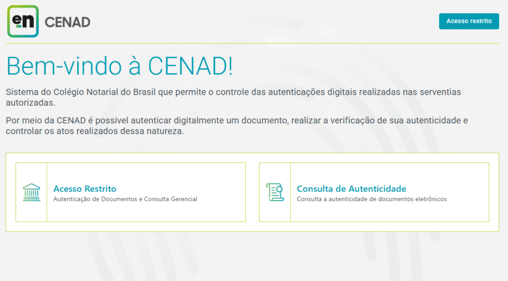 כיצד להשתמש ב-e-notary, משרד הנוטריון המקוון, ולקבל את התעודה הדיגיטלית שלך בחינם מסך לבדיקת תקפות האימות שבוצעו במרכז הנוטריון לאימות דיגיטלית (cenad)