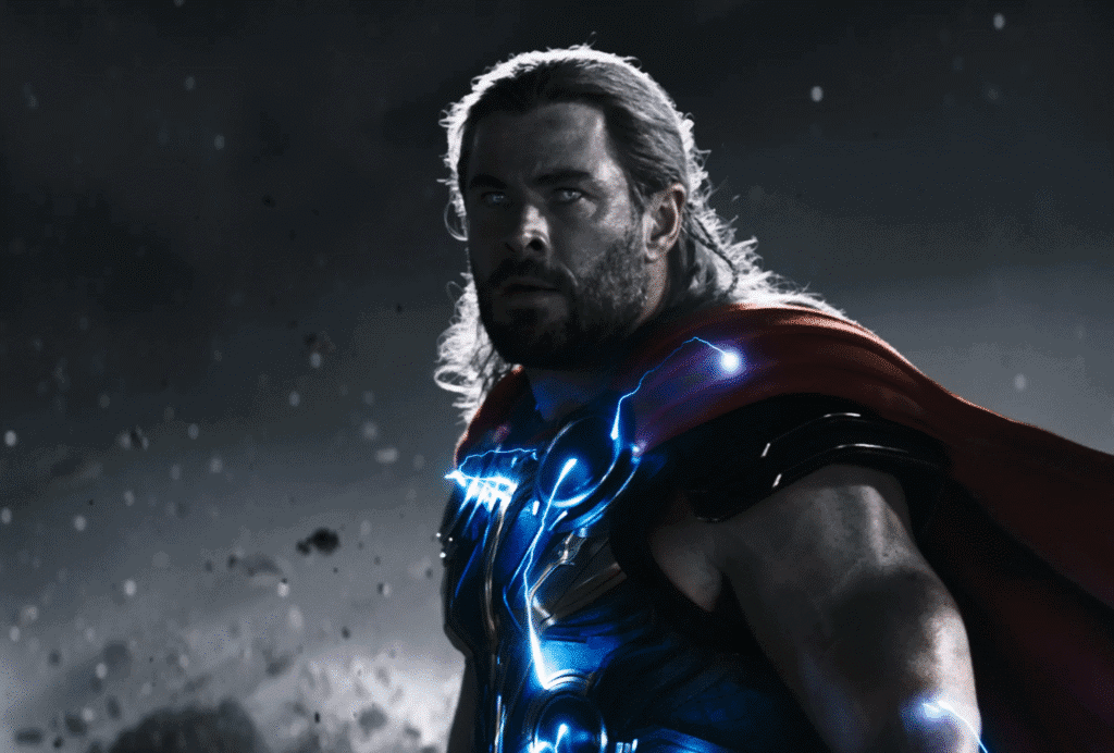 Посмотрите, кто входит в актерский состав фильма «Мстители: Судный день» Крис Хемсворт в роли Тора в фильме «Тор: Любовь и гром»