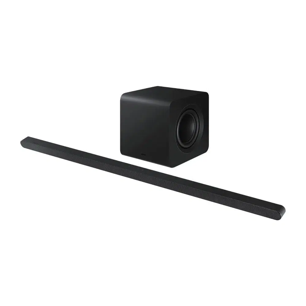 Compre e teste: samsung deixa você experimentar uma soundbar por 60 dias. Veja como A soundbar samsung hw-s800d oferece som surround com 3. 1. 2 canais e tecnologias avançadas como dts virtual:x.