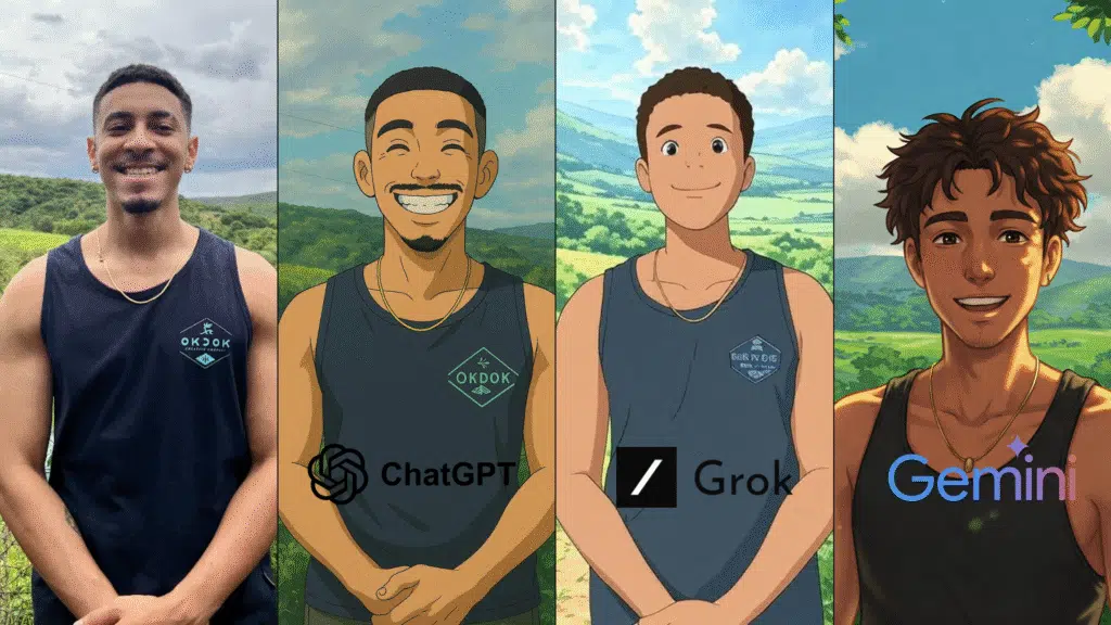 Entenda como o chatgpt faz imagens no estilo do studio ghibli Foto de um homem em um ambiente de natureza, com camisa azul escura - entenda como o chatgpt faz imagens no estilo do studio ghibli