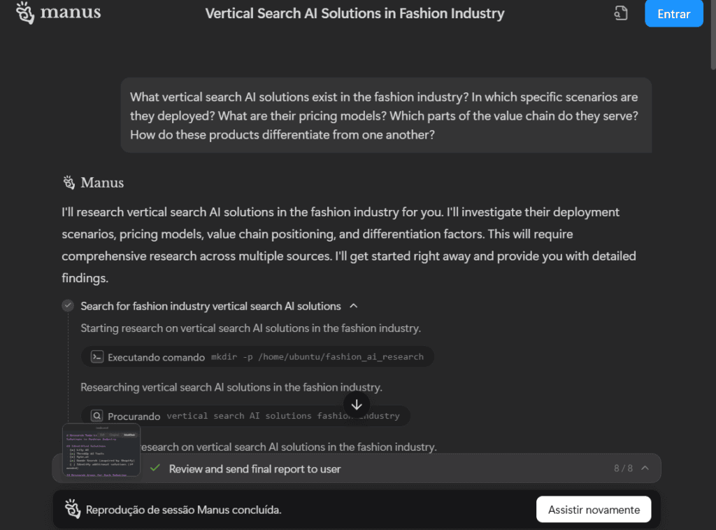 Manus ai: empresa chinesa lança primeiro agente de ia totalmente autônomo do mundo Pesquisas por manus ai