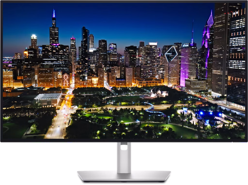 Dell lança monitores com ia, resolução wqhd e 4k de até 75” Dell ultrasharp 32 4k thunderbolt hub (u3225qe)