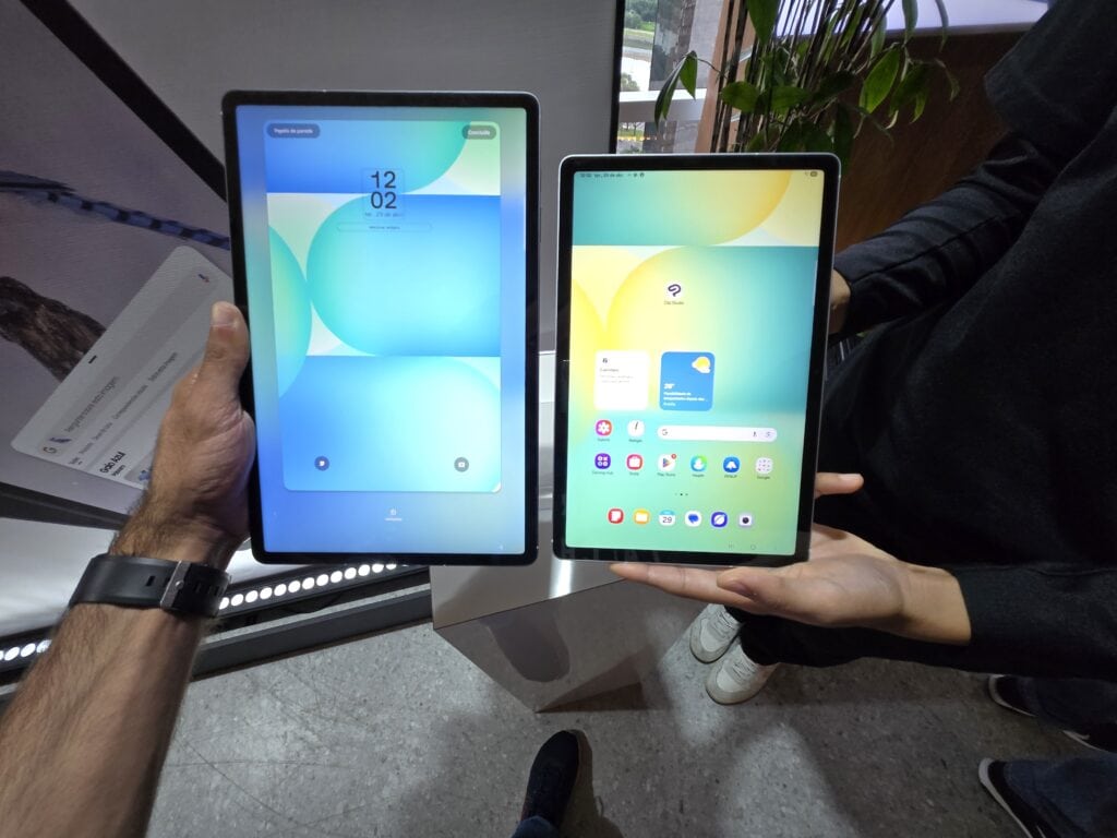 Novos galaxy tab s10 fe da samsung