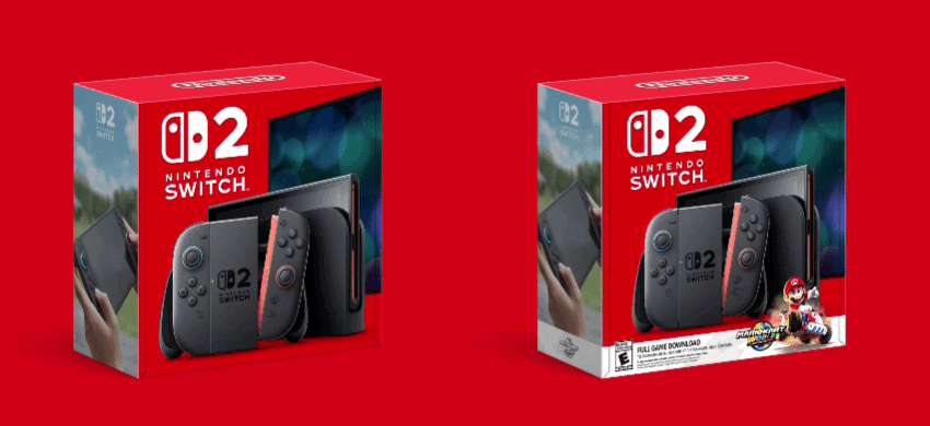 Caixas do nintendo switch 2