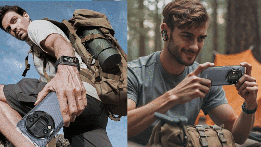 Le nouveau Oukitel WP200 Pro est lancé avec 24 Go de RAM et 1 To de stockage Des écouteurs qui fonctionnent également comme une montre connectée. Photo : reproduction / oukitel.