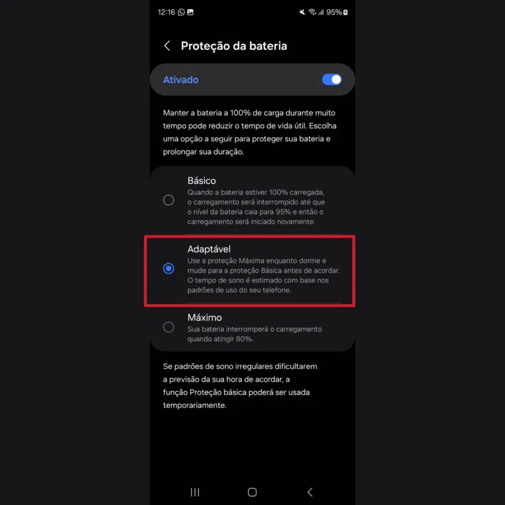 51 dicas e truques para você aproveitar o máximo do galaxy z fold6 ou fold5 Seção de bateria do galaxy z fold6