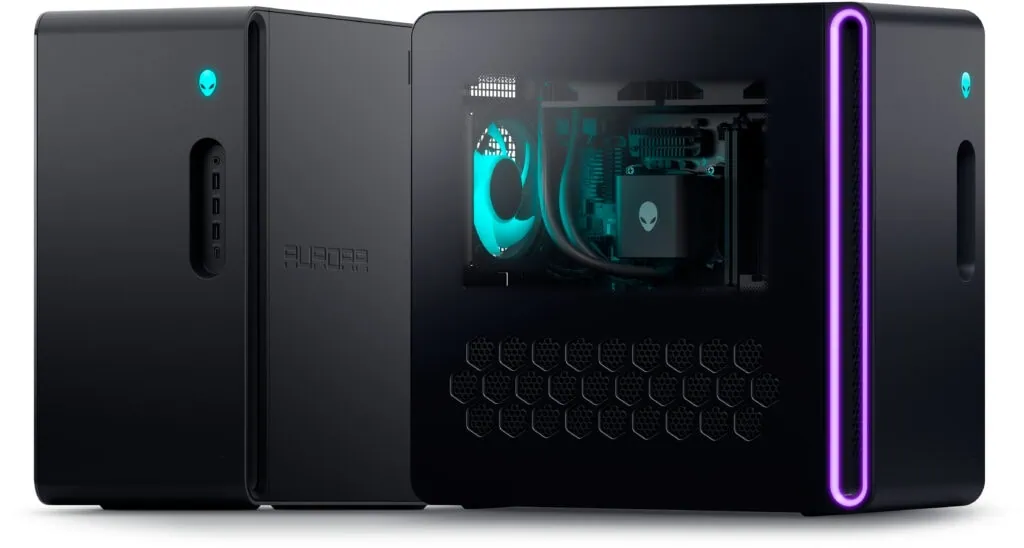 Dell lança desktops gamers alienware aurora (2025) no brasil Design do alienware aurora (2025) no brasil