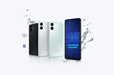 Samsung lança galaxy a06 5g, o smartphone 5g mais barato do brasil. Com preço promocional de r$ 899, samsung quer popularizar smartphones que entregam velocidade de até 10 gbps. Veja detalhes
