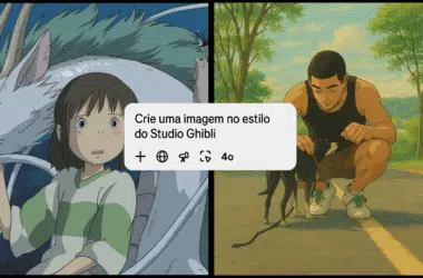 Prompt de edição de imagem no chatgpt para estilizar foto como desenho do studio ghibli