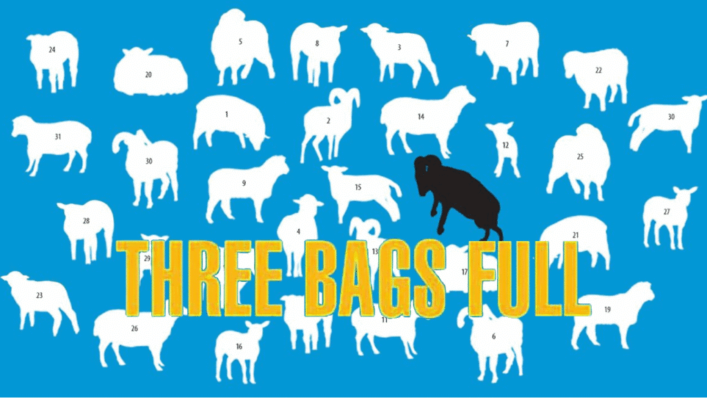 Cinemacon 2025: ta reda på vilka filmer och trailers som visades vid evenemanget Three Bags Full: A Sheep Detective Movie är en kommande amerikansk-brittisk mysteriekomedifilm regisserad av Kyle Balda efter ett manus skrivet av Craig Mazin.