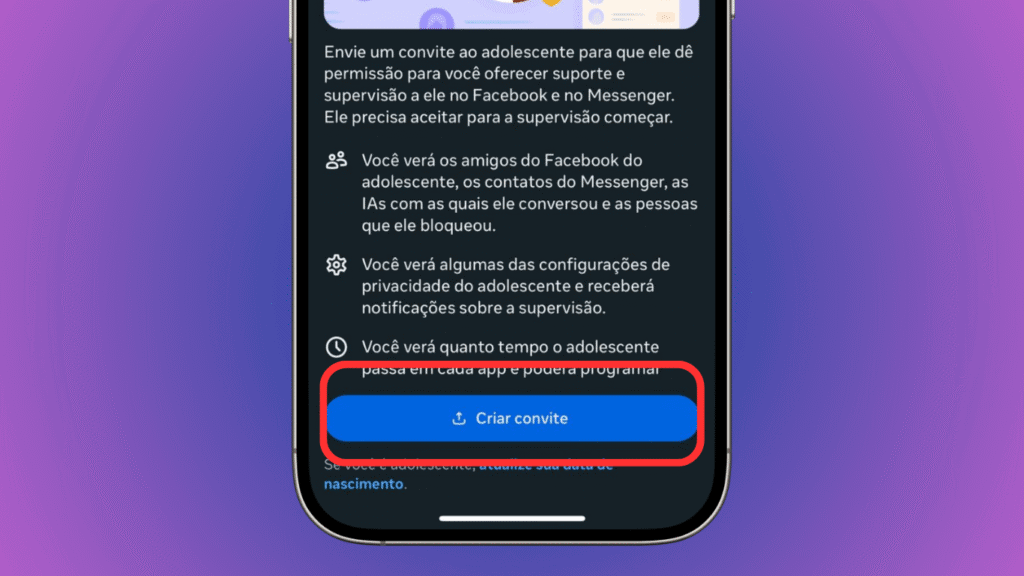 Meta anuncia novas restrições para contas de adolescente no instagram e facebook Criar convite para adolescente no facebook