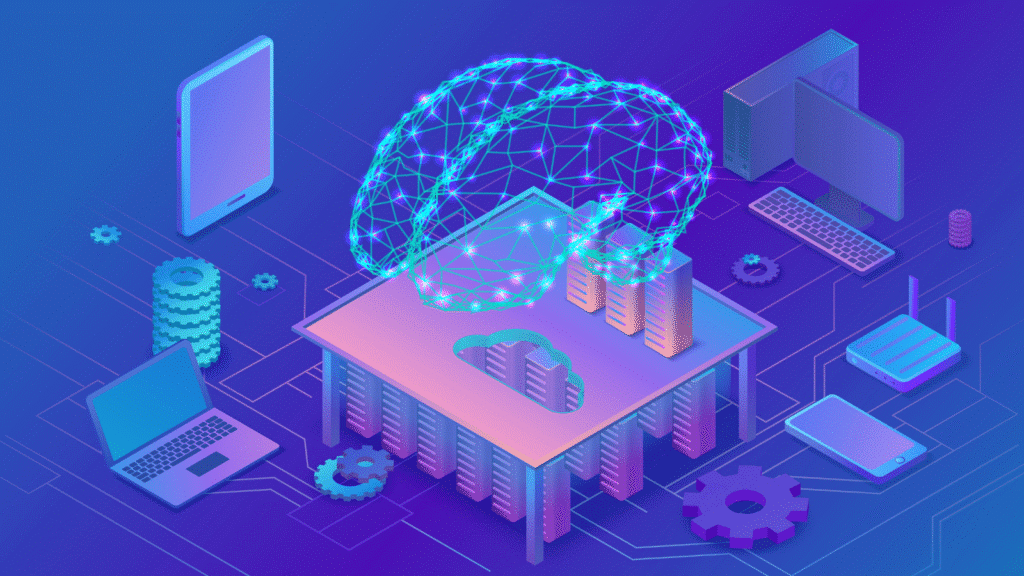 Cérebro de ia aprendendo de várias fontes