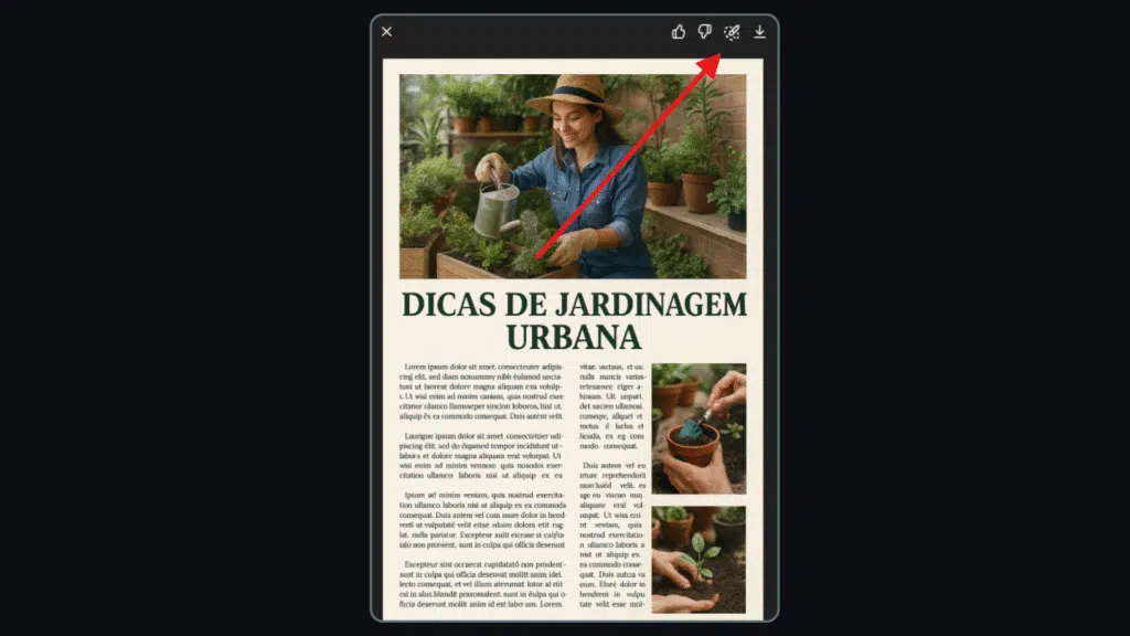 Como editar imagens com o chatgpt (com dicas de prompts) Localização da ferramenta "selecionar"