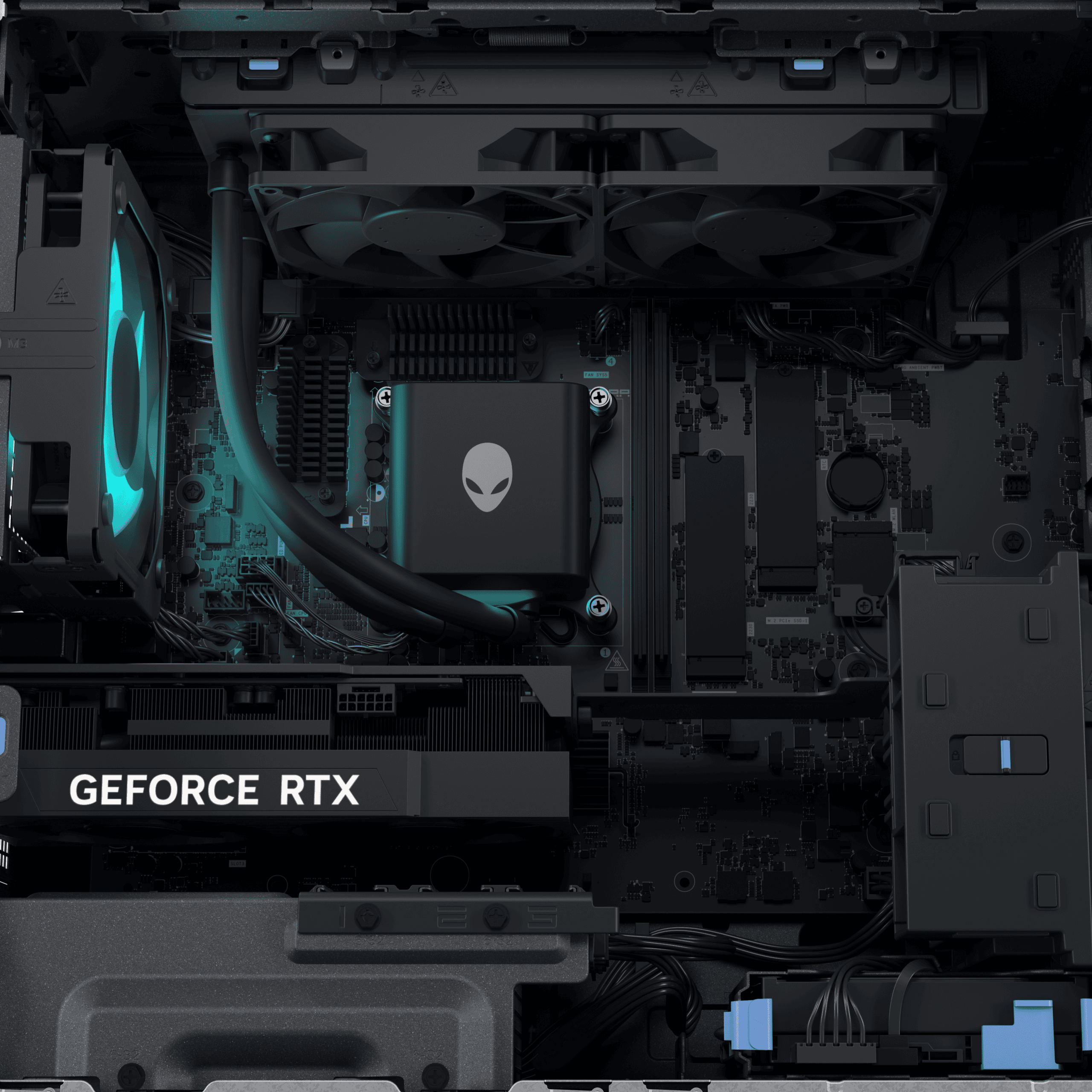 Dell bringt Alienware Aurora (2025) Gaming-Desktops in Brasilien auf den Markt Alienware Custom-Motherboard für Aurora (2025)