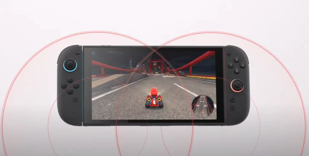 Nintendo switch 2 é lançado! Conheça todos os detalhes Som saindo dos alto-falantes do nintendo switch 2