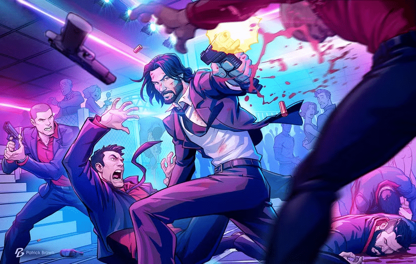 Cinemacon 2025: ta reda på vilka filmer och trailers som visades vid evenemanget John Wick animationskonst