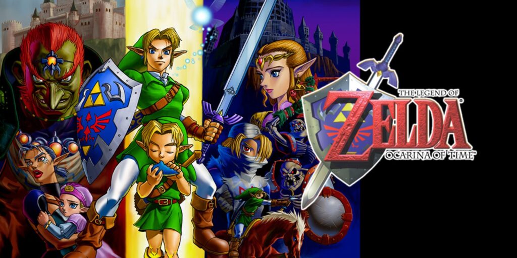 Scopri tutti i giochi di Legend of Zelda Copertina della leggenda di Zelda: Ocarina of Time
