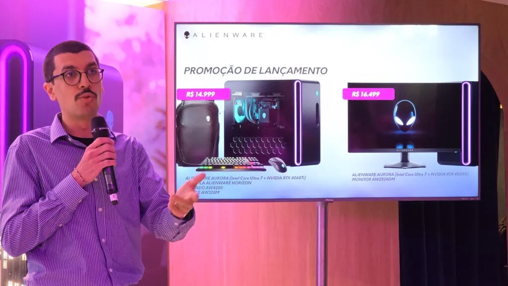 Dell lança desktops gamers alienware aurora (2025) no brasil Preços e kits do alienware aurora 2015 no brasil