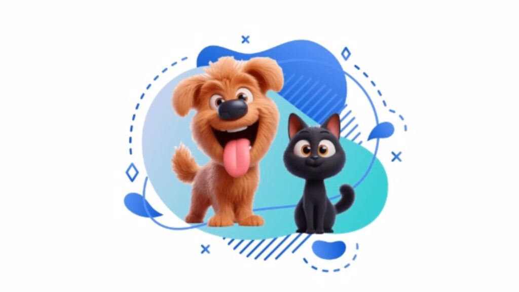 Mascotes do programa sinpatinhas