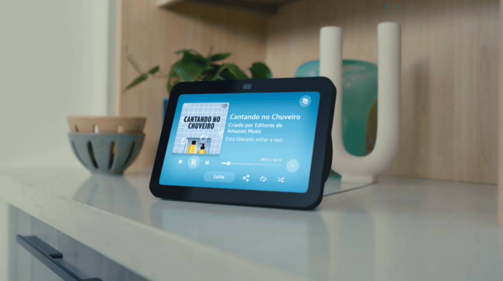 Bästa morsdagspresenterna från R$50 reais Illustrativ bild av Alexa Echo Show 8 / källa: Amazon