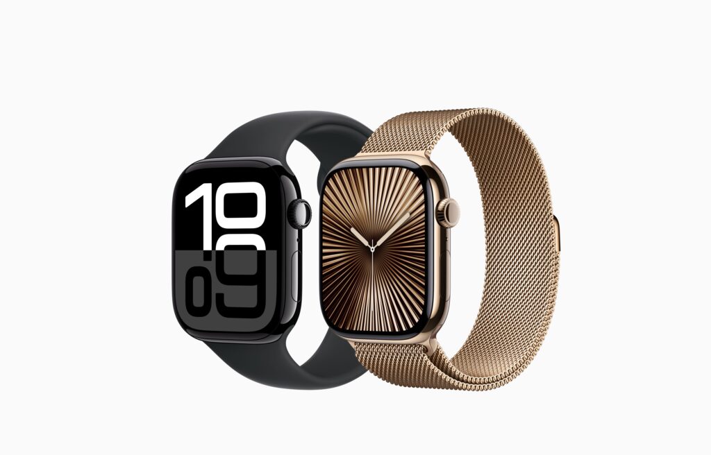 Bästa morsdagspresenterna från R$50 reais Illustrativ bild av Apple Watch Series 10 / källa: Apple