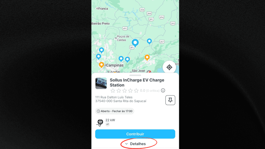 五款应用程序助您查找巴西的电动汽车充电桩 五款应用程序助您查找巴西的电动汽车充电桩