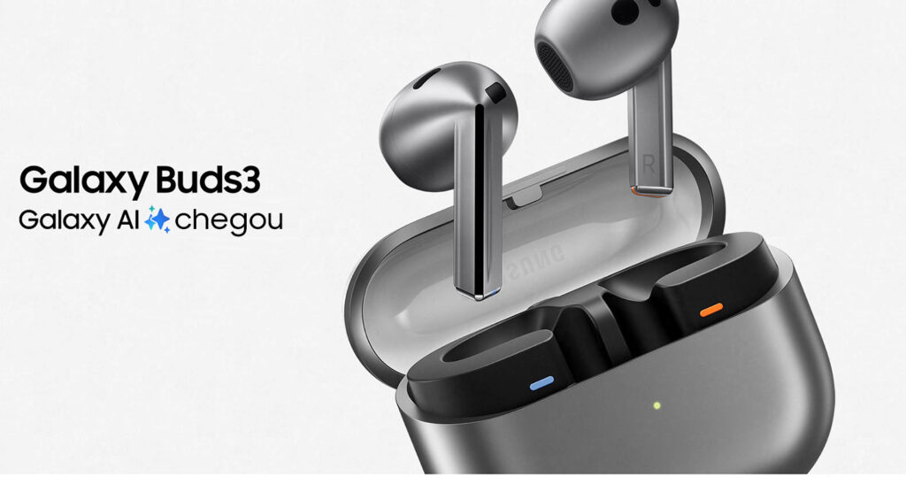 Bästa morsdagspresenterna från R$50 reais Illustrativ bild av Samsung Galaxy Buds3 / källa: Samsung