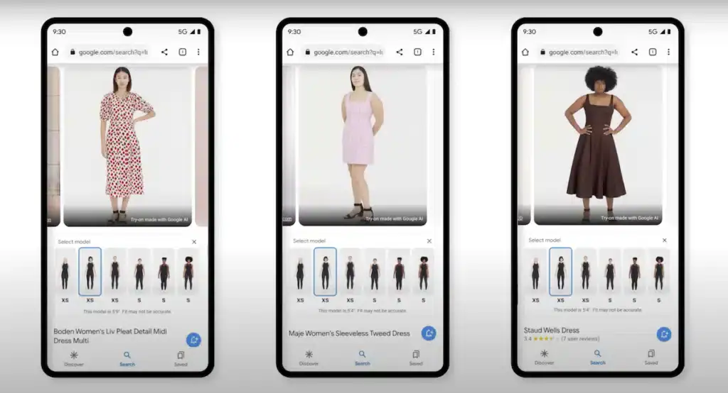 Google i/o 2025: veja todas as novidades de inteligência artificial anunciadas Modo try on apresentado no evento do google
