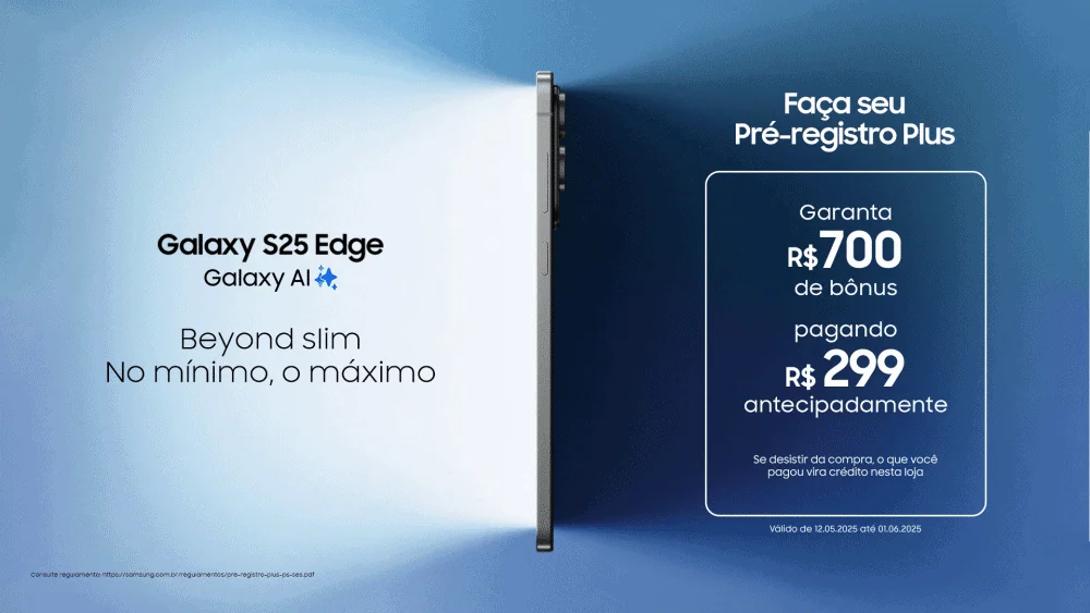 Galaxy s25 edge é lançado pela samsung. Entenda o que vem com ele Galaxy s25 edge é lançado pela samsung. Entenda o que vem com ele. Novo smartphone ultrafino tem processador snapdragon 8 elite, câmera de 200 mp e bateria que promete durar por todo um dia. Veja fotos, especificações técnicas e preço