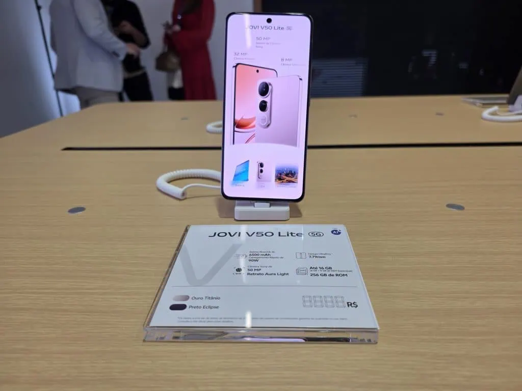 Smartphone jovi v50 chega ao brasil com "benefícios 5 estrelas" para quem comprar Jovi v50 lite 5g