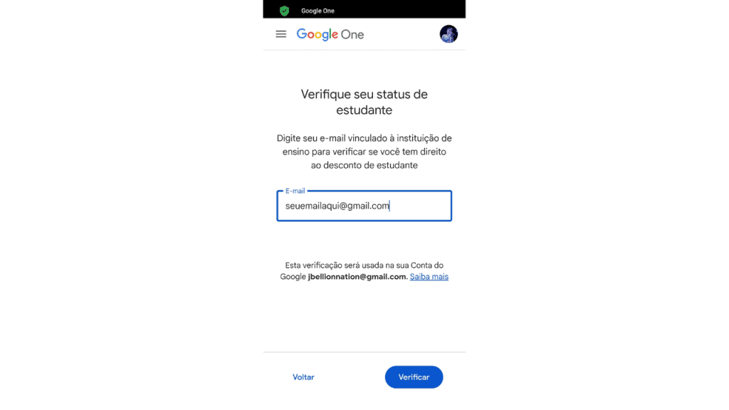 Veja como ganhar gemini pro gratuito e 2 tb de armazenamento no google drive Tela sobre como ativar gemini pro gratuito