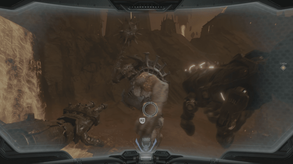 评测:《毁灭战士:黑暗时代》完美融合了中世纪世界中的动作与残酷元素。 巨型机器人与恶魔战斗