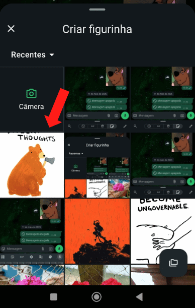 Aprenda como criar packs de figurinhas no whatsapp (e compartilhe! ) Escolhendo uma imagem para criar figurinha no whats