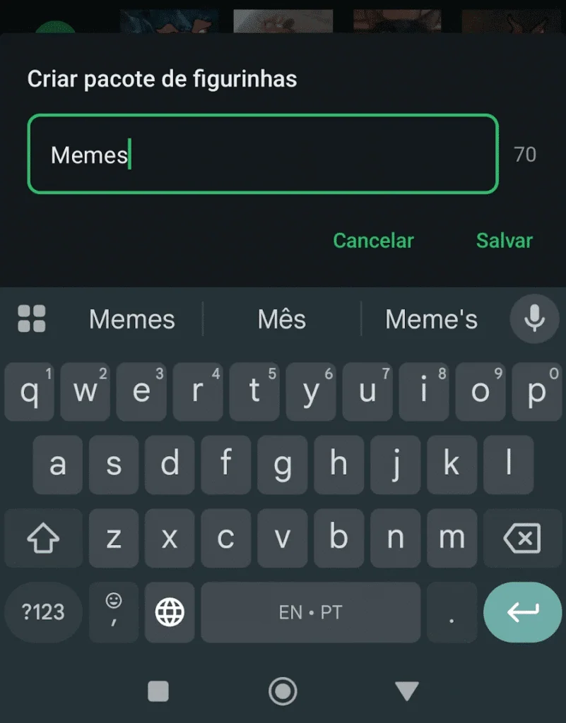 Aprenda como criar packs de figurinhas no whatsapp (e compartilhe! ) Criando um novo pacote de figurinhas no whats