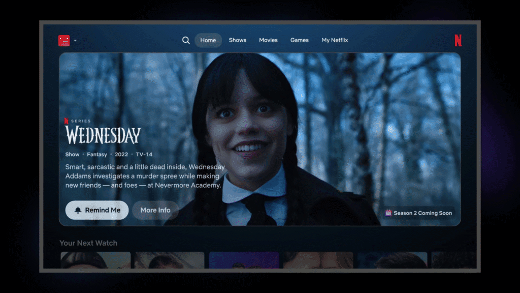 Netflix mostra nova interface, ia generativa e feed no estilo tiktok Nova tela da netflix