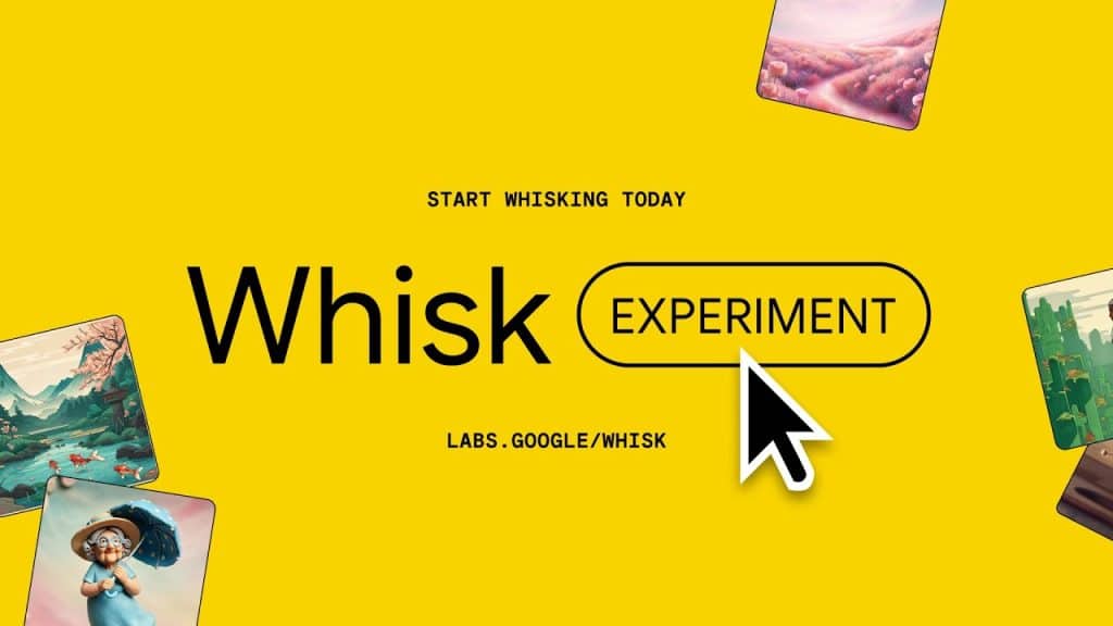 Logo da whisk, ia do google que anima imagens