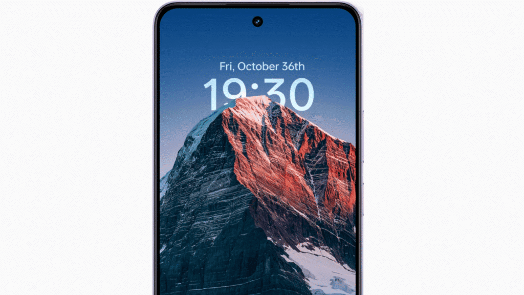 Realme 14t 5g chega ao brasil com bateria de até 54h Câmera frontal do realme 14t 5g