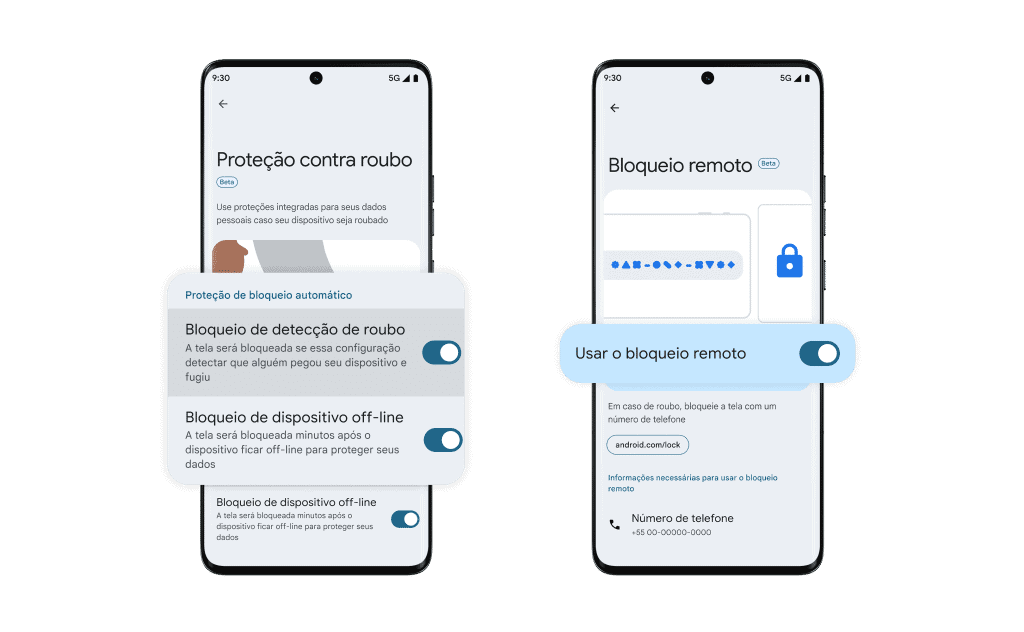 Modo do ladrão nativo do android