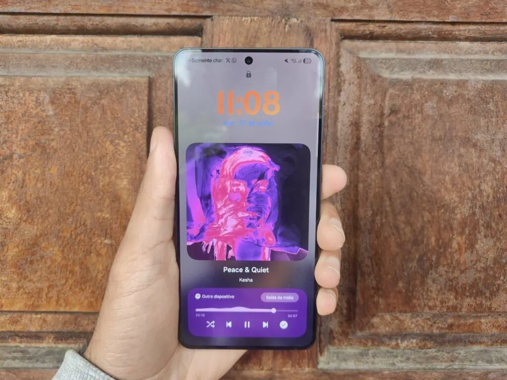 Review: galaxy s25 edge vai fazer você desejar um smartphone ultrafino Tela de bloqueio do galaxy s25 edge