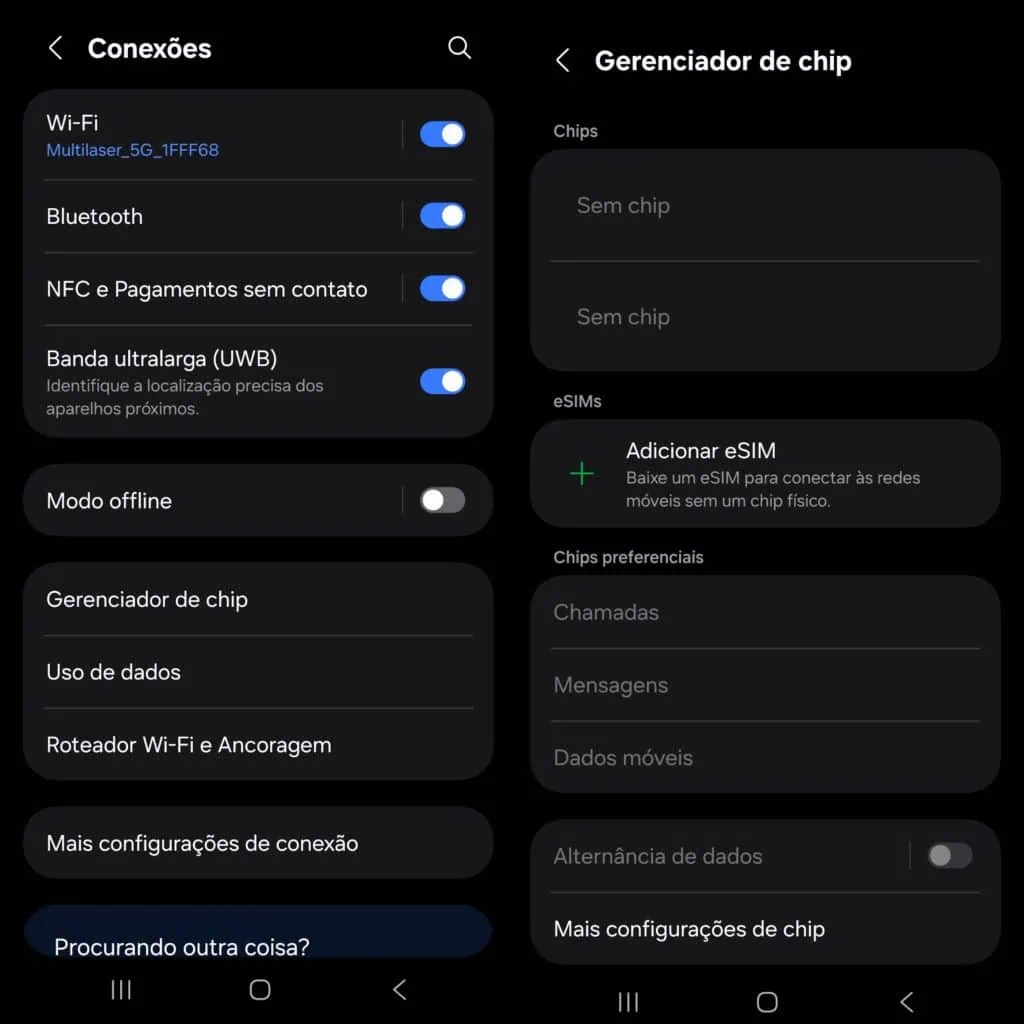 Review: galaxy s25 edge vai fazer você desejar um smartphone ultrafino Dados de conectividade do galaxy s25 edge