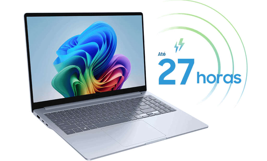 Die besten in Brasilien erhältlichen Laptops mit Snapdragon-Prozessor (2025) Snapdragon-Laptops bieten beeindruckende Akkulaufzeit / Bild: Samsung