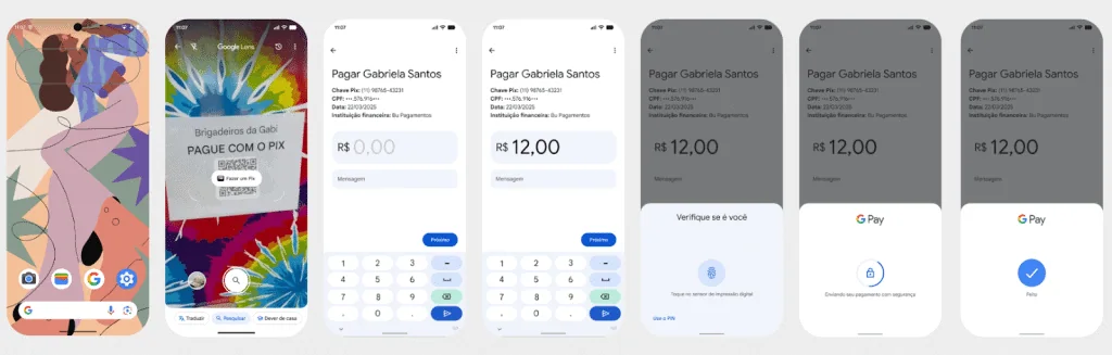 Modo ladrão nativo, pix no chrome e mais: veja anúncios do google for brasil 2025 Leitura de código pix feita no google lens anunciada no google for brasil 2025